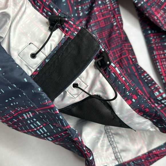 BROOKS ATHLETIC ABSTRACT ZIP UP JACKET (XS) - Picture 5 of 8